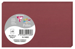 Pollen by Clairefontaine Carte 82 x 128 mm bordeaux