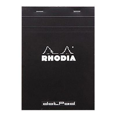 RHODIA Bloc-notes agrafé dotPad A5 pointillé noir