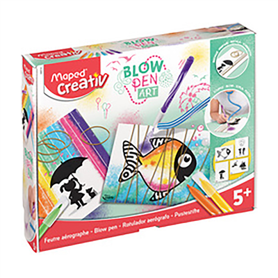 Maped Kit feutre aérographe BLOW PEN Fil'Art 22 piéces