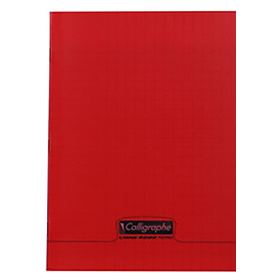 Calligraphe Cahier 8000 POLYPRO 170 x 220 mm rouge