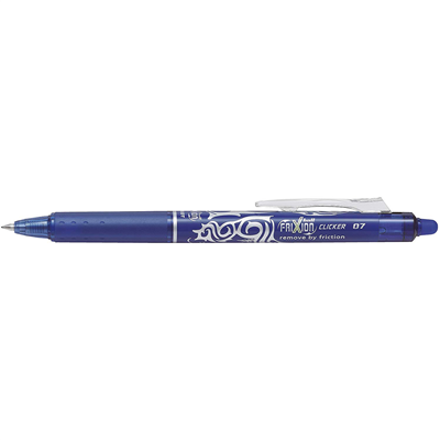 Pilot Stylo roller FRIXION BALL CLICKER 07, bleu BLRT-FR5-L