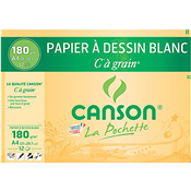 CANSON Papier  dessin C  grain A4 180 g/m2 blanc