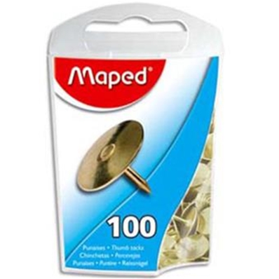 Maped Punaises, cuivrées, diamètre: 10 mm 311011