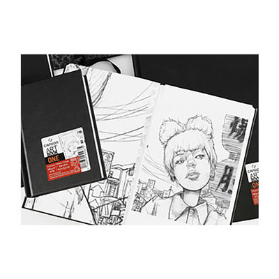 CANSON Carnet esquisse ARTBOOK ONE 216 x 279 mm noir
