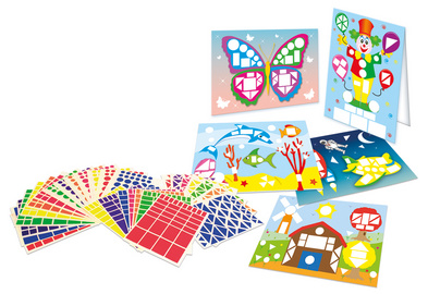 Joustra Tableaux de gommettes STICKER BOARDS 33 piéces