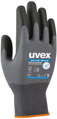 uvex Gants de travail phynomic allround, T. 10