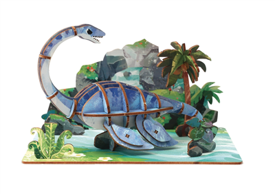 Graine créative MAQUETTE BOIS 3 D PLESIOSAURE
