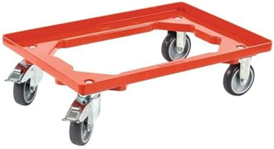 allit Chariot de transport ProfiPlus EuroRoll OB 600, rouge