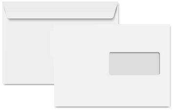 Clairalfa Enveloppes C5 162 x 229 mm blanc recyclé