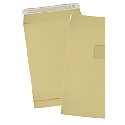 GPV Pochettes à soufflets C4 229 x 324 mm kraft brun