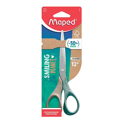 Maped Ciseaux SHAPE SMILING PLANET ronds 160 mm droitiers