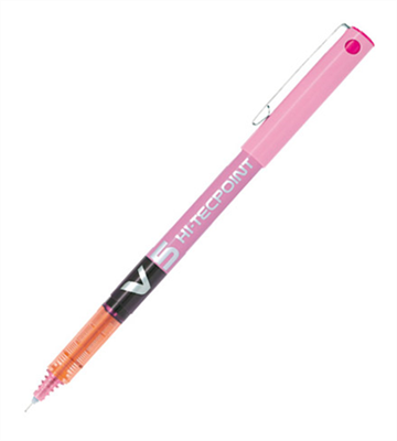 Pilot Stylo roller Hi-Tecpoint V5, rose 085895