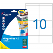 Agipa Etiquettes Multi-usages 38.5 mm x 65 mm 114019