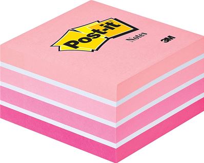 3M Post-it Bloc-note cube Light Plaisir 76 x 76 mm