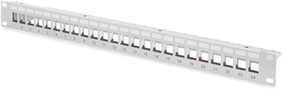 DIGITUS panneau de brassage modulaire 19" cat.6, 24 ports