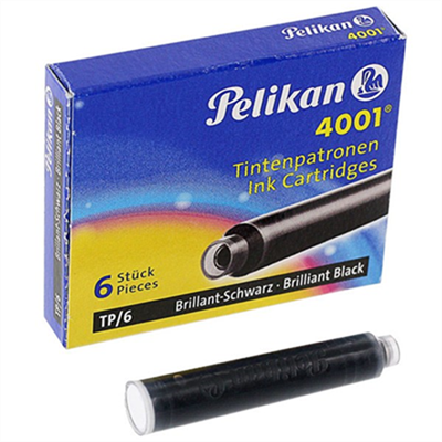 Pelikan Cartouches d'encre 4001 TP/6, noir 301218