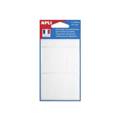 agipa APLI Etiquette multi-usage 25 x 50 mm blanc