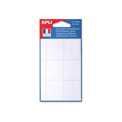 agipa APLI Etiquette multi-usage 32 x 38 mm blanc