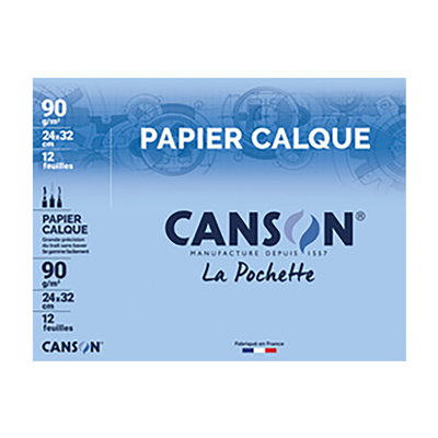 CANSON Papier calque satin 240 x 320 mm 90 g/m2