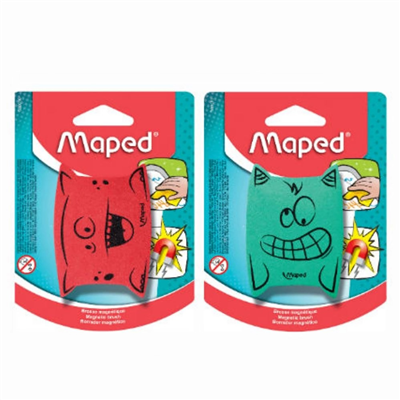 Maped Eponge pour tableau Monstre magnétique couleurs