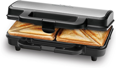 PROFI COOK Appareil à croque-monsieur PC-ST 1092, inox/noir