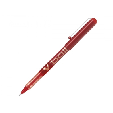 Pilot Stylo-roller encre liquide - V-ball 10 - Pointe conique large - rouge